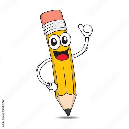 pencil with hand gesture