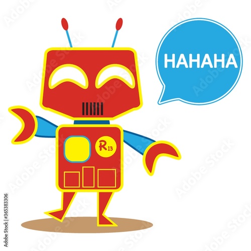 robot laughing