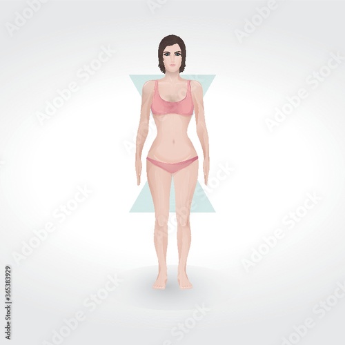 hourglass body shape