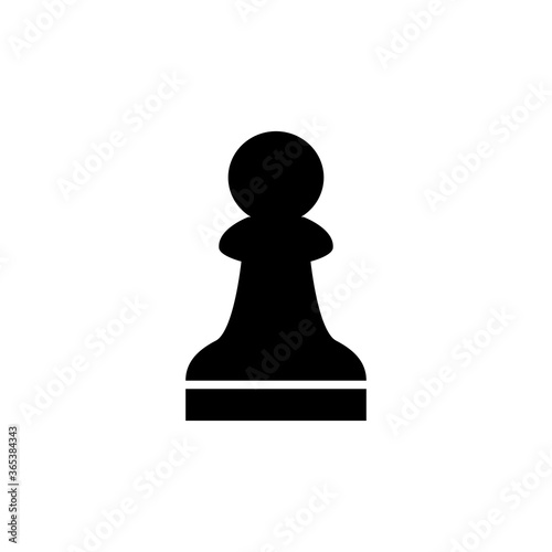 pawn icon, chess icon vector symbol template