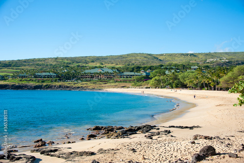 Manele Bay, Hulopoe Beach, The island of Lanai, Maui, Hawaii