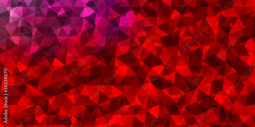 Light Pink, Yellow vector layout with lines, triangles. Light Pink, Yellow vector layout with lines, triangles.