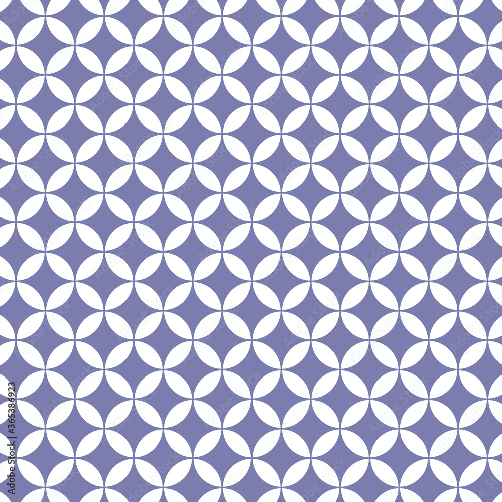 Fototapeta premium 花七宝模様 青 6