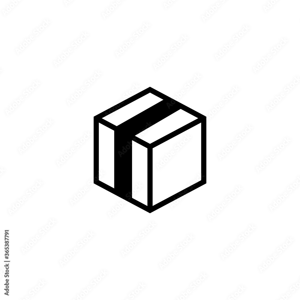 Product vector icon in black flat glyph, filled style isolated on white background Product vector icon in black flat glyph, filled style isolated on white background