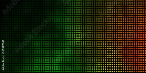 Dark Green, Red vector layout with circle shapes. Abstract colorful disks on simple gradient background. New template for a brand book.