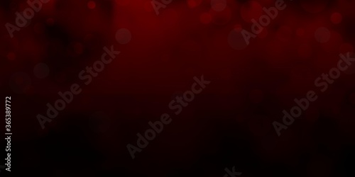 Dark Red vector background with circles. Abstract colorful disks on simple gradient background. Design for posters, banners.