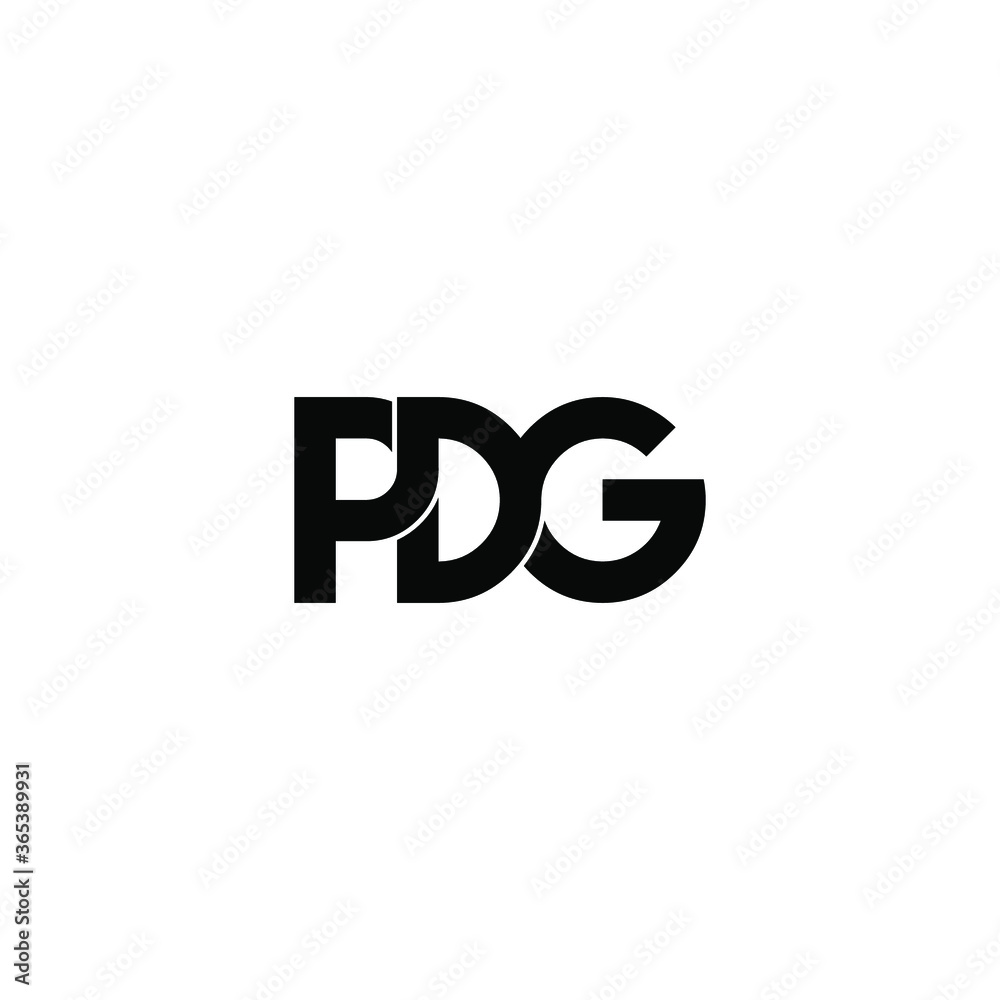 pdg letter original monogram logo design pdg letter original monogram logo design