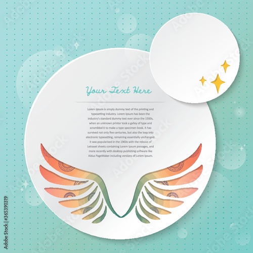 angel wings background