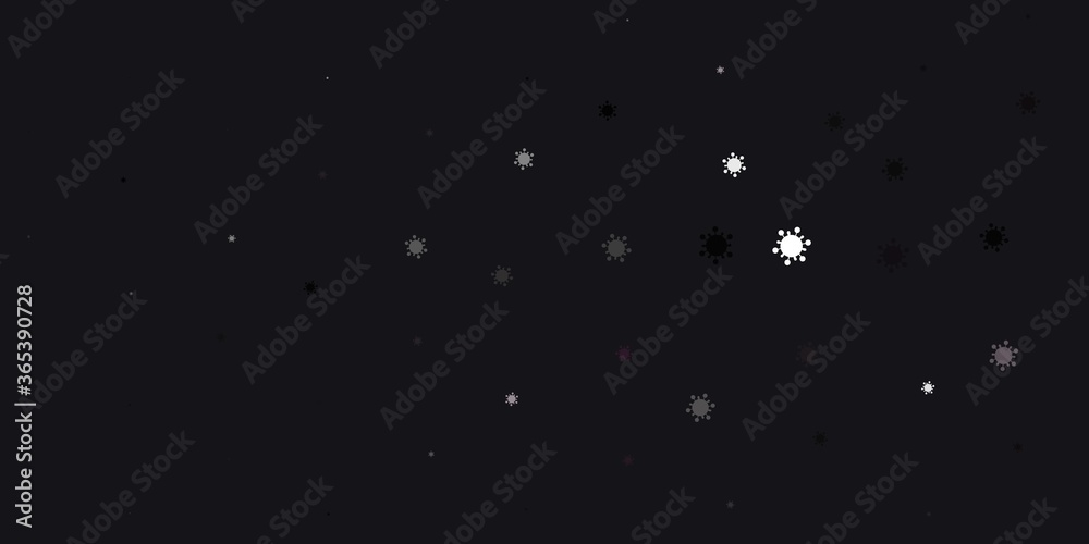 Light gray vector backdrop with virus symbols. Light gray vector backdrop with virus symbols.
