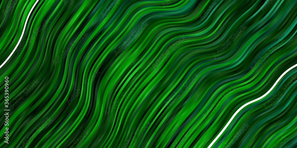 Dark Green vector layout with circular arc. Illustration in halftone style with gradient curves. Pattern for websites, landing pages. Dark Green vector layout with circular arc. Illustration in halftone style with gradient curves. Pattern for websites, landing pages.