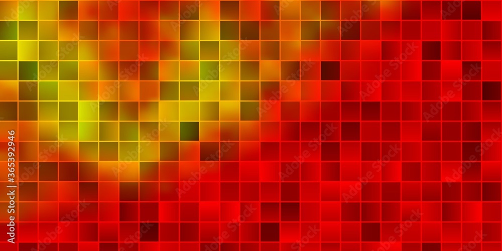 Light Red, Yellow vector background with rectangles. Light Red, Yellow vector background with rectangles.