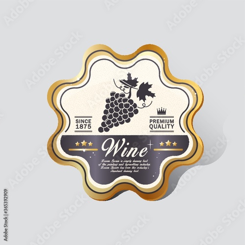 wine label