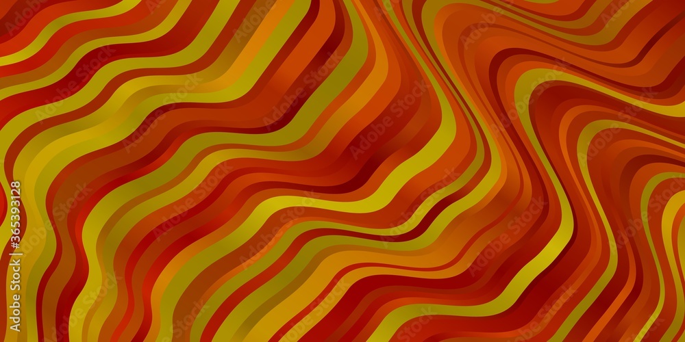Light Orange vector background with curves. Abstract gradient illustration with wry lines. Smart design for your promotions. Light Orange vector background with curves. Abstract gradient illustration with wry lines. Smart design for your promotions.