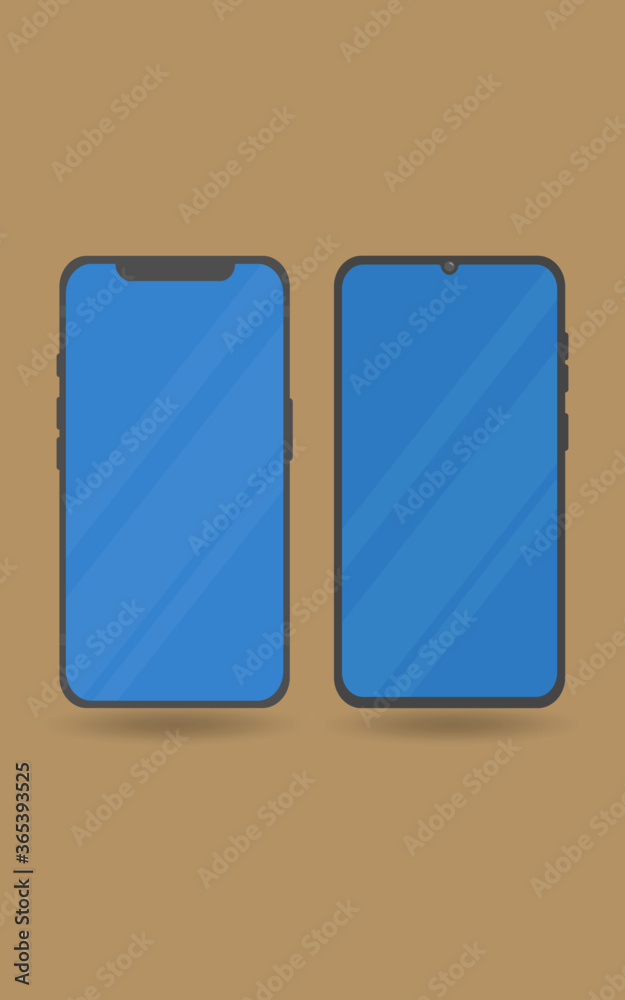 mobile mockup android and ios system