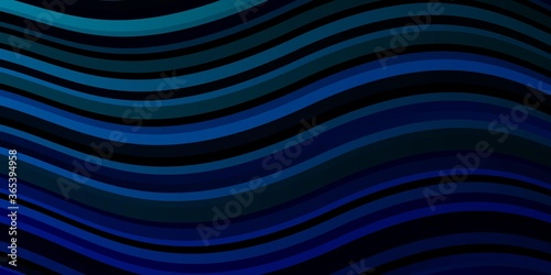 Light Blue  Green vector texture with wry lines. Abstract gradient illustration with wry lines. Best design for your posters  banners.