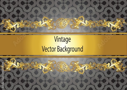 vintage background with copyspace