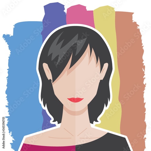 profile of a woman