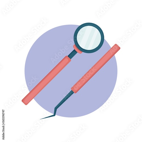 dental mirror and probe