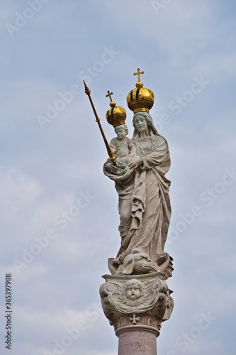 Mariensäule in Győr, Ungarn