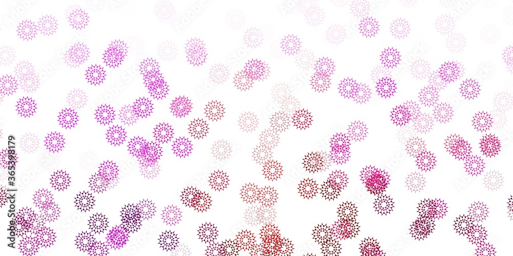 Light pink vector natural layout with flowers. Light pink vector natural layout with flowers.