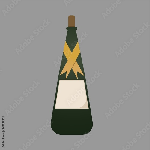 champagne bottle