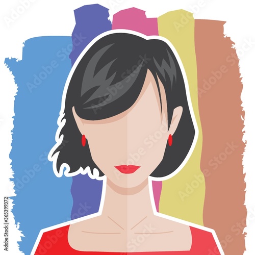 profile of a woman