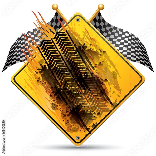 tyre marks