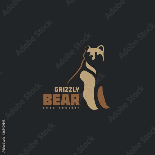 Grizzly bear logo