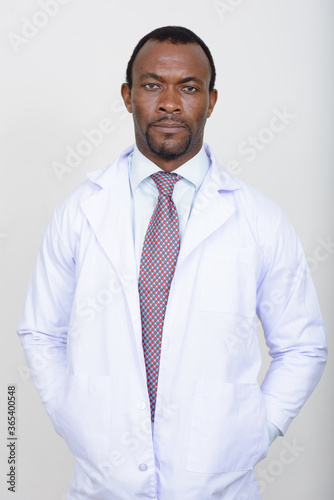 Portrait of handsome bearded African man doctor © Ranta Images