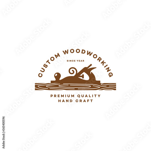 Hand plane logo