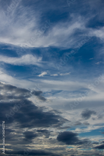 Fototapeta Naklejka Na Ścianę i Meble -  夏の綺麗な青空と雲の風景