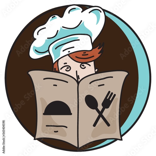 chef reading menu card