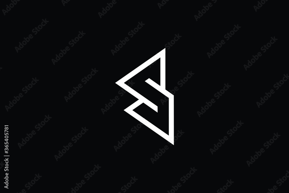 Minimal Innovative Initial S logo and SS logo. Letter S SS creative elegant Monogram. Premium Business logo icon. White color on black background Minimal Innovative Initial S logo and SS logo. Letter S SS creative elegant Monogram. Premium Business logo icon. White color on black background