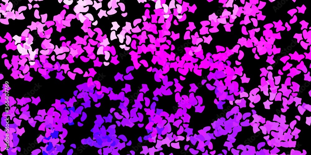 Dark purple vector template with abstract forms. Dark purple vector template with abstract forms.