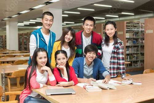 Asian College Student On Campus photo