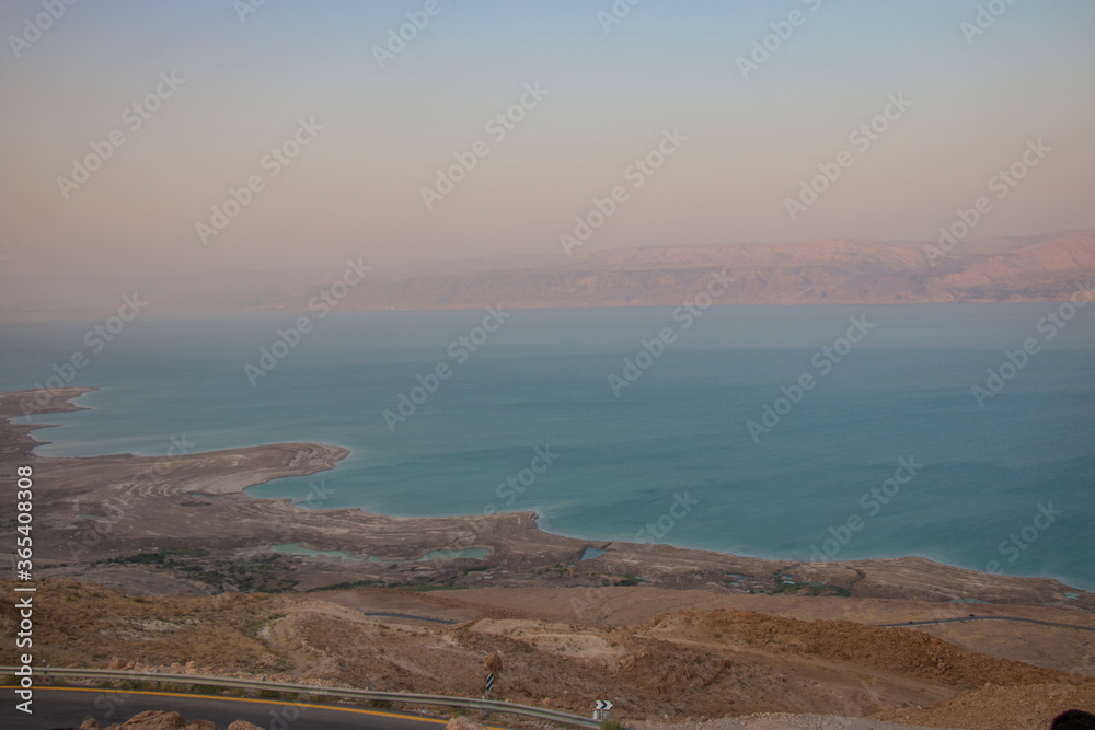 The shore of the Dead Sea