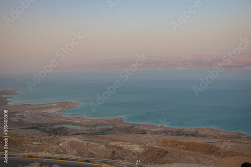 Obraz na płótnie The shore of the Dead Sea w salonie