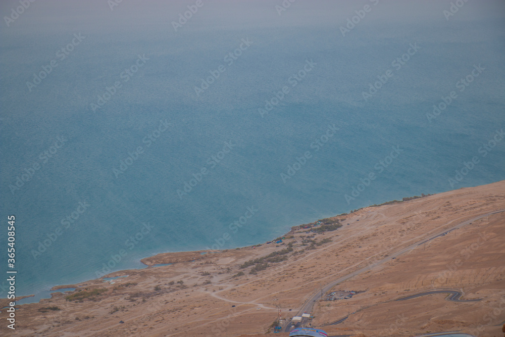 The shore of the Dead Sea