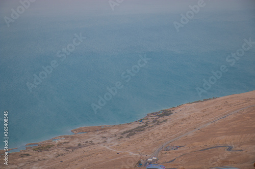 Obraz na płótnie The shore of the Dead Sea w salonie