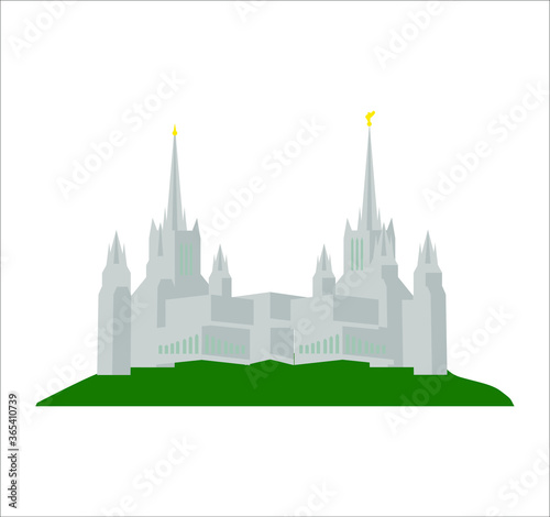 temple of san diego, in california, united states