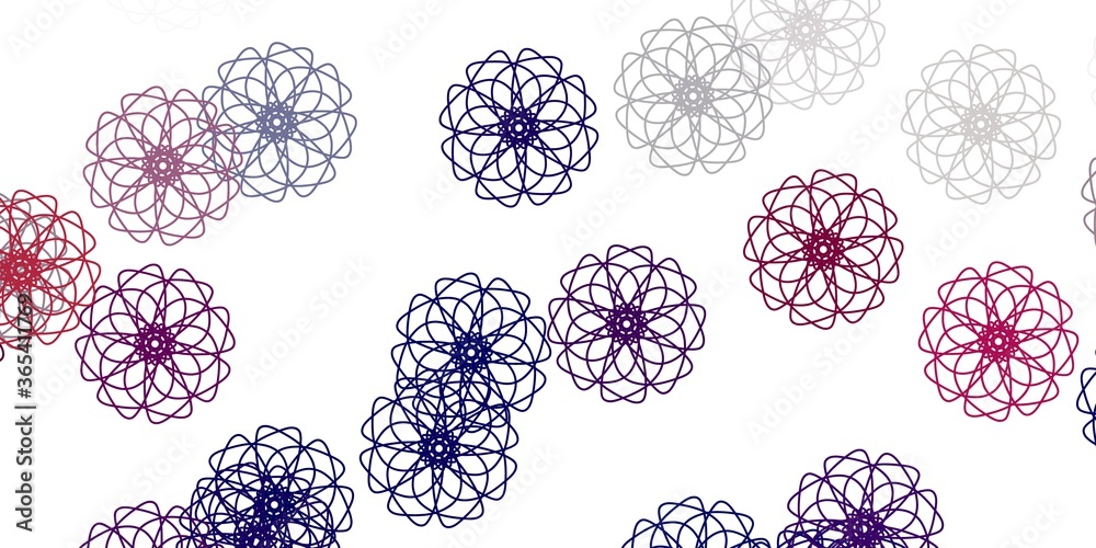 Light pink vector natural backdrop with flowers. Light pink vector natural backdrop with flowers.