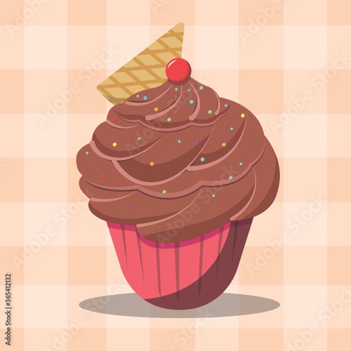 fancy cupcake
