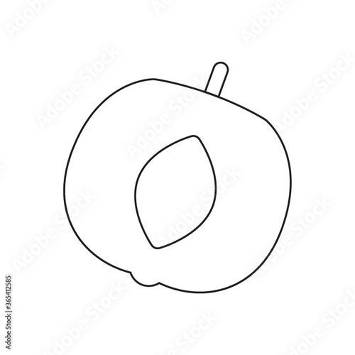sliced apricot