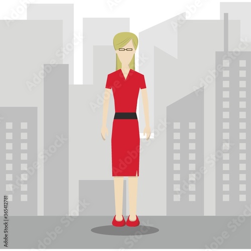 businesswoman in formal attire