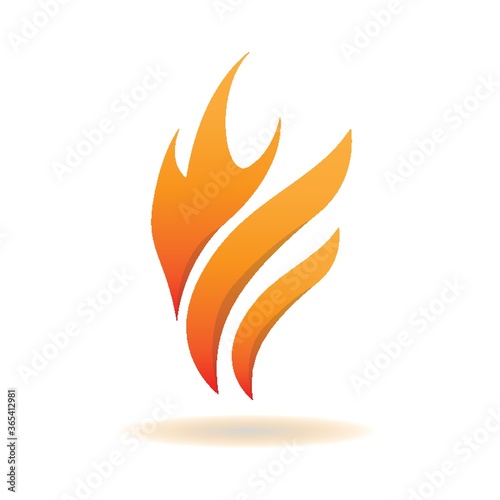 a flame