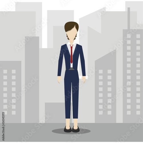 businesswoman in formal attire