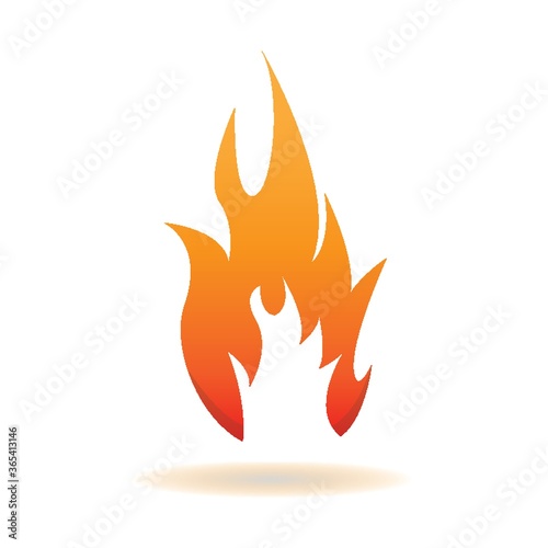 a flame