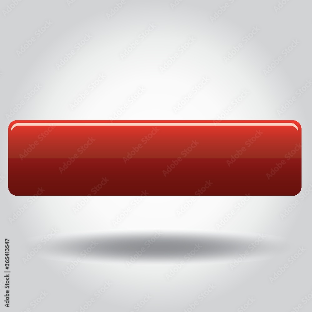 Obraz premium rectangular button