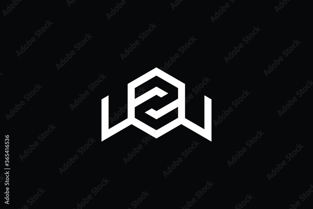 Minimal Innovative Initial WZ logo and ZW logo. Letter WZ ZW creative elegant Monogram. Premium Business logo icon. White color on black background Minimal Innovative Initial WZ logo and ZW logo. Letter WZ ZW creative elegant Monogram. Premium Business logo icon. White color on black background