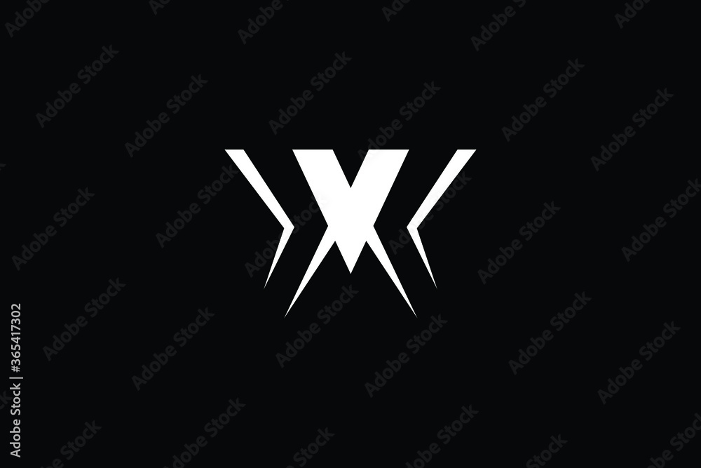 Minimal Innovative Initial VX logo and XV logo. Letter X XX creative elegant Monogram. Premium Business logo icon. White color on black background Minimal Innovative Initial VX logo and XV logo. Letter X XX creative elegant Monogram. Premium Business logo icon. White color on black background